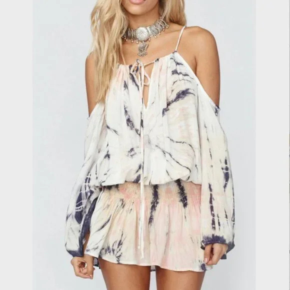 Blue Life Dresses | Blue Life Mosta Tie Dye Mini Dress | Color: Blue/Pink | Size: S | Kj2200's Closet